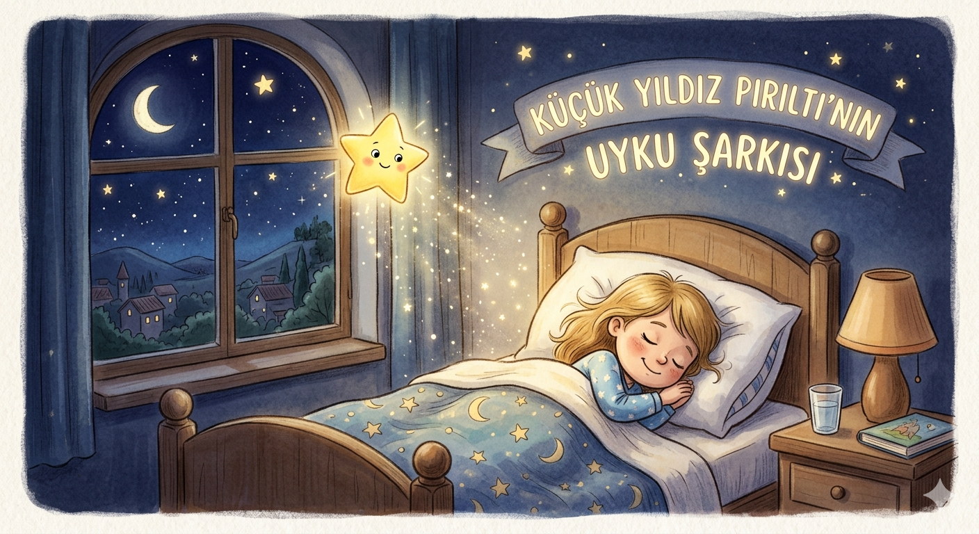 Küçük Yıldız Pırıltı’nın Uyku Şarkısı Masalı