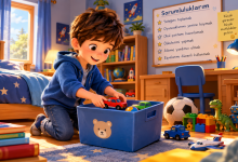 Sorumluluklarını Öğrenen Küçük Çocuk